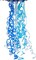 Blue Number 8 Pull String Pinata, Party Game for Kids, 16.5 x 11.3 In Fillable Hanging Decoration for 8th Birthday Decorations for Boys Girls, Holds Candy, Toys, Confetti
